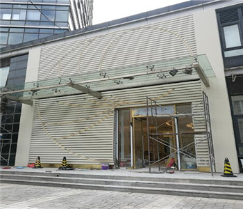 北京美神煦氰美啦门诊部外立面装修工程